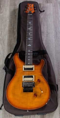 PRS Paul Reed Smith SE Floyd Custom 24 Electric Guitar With Gig Bag - Vintage Sunburst -Musical Instrument Shop img 3852