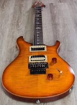 PRS Paul Reed Smith SE Floyd Custom 24 Electric Guitar With Gig Bag - Vintage Sunburst -Musical Instrument Shop img 3856