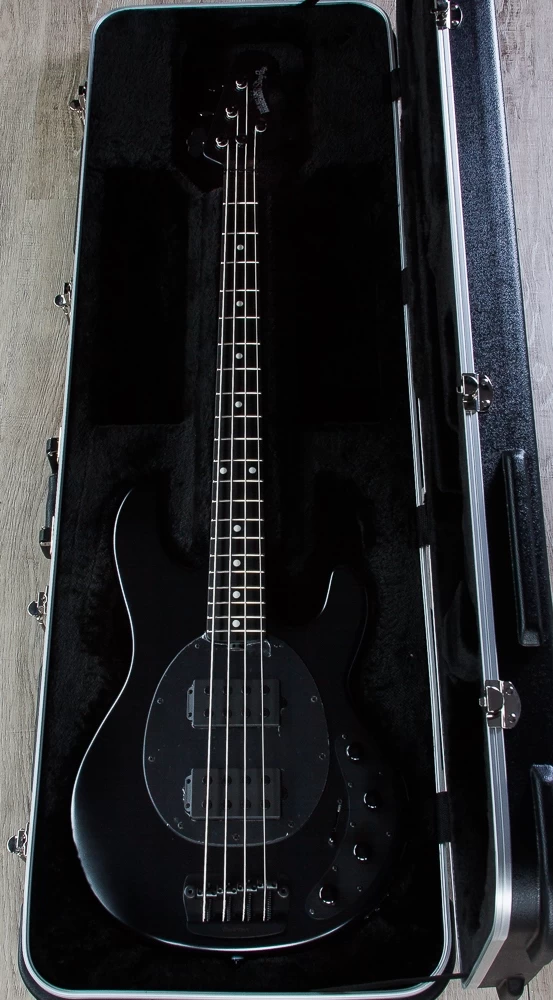 Ernie Ball Music Man StingRay 4HH Bass, Stealth Black, Ebony Fretboard 13 Ernie Ball Music Man StingRay 4HH Bass, Stealth Black, Ebony Fretboard - Image 11