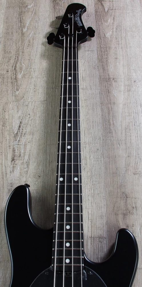 Ernie Ball Music Man StingRay 4HH Bass, Stealth Black, Ebony Fretboard 6 Ernie Ball Music Man StingRay 4HH Bass, Stealth Black, Ebony Fretboard - Image 4