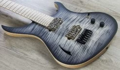 Skervesen 4AP Soul Semi-Hollow Guitar, Graphite Burst Satin, Mastergrade Flame Maple Top, Bare Knuckle Pickups, Flame Maple Fretboard -Musical Instrument Shop img 3946