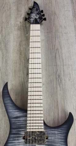 Skervesen 4AP Soul Semi-Hollow Guitar, Graphite Burst Satin, Mastergrade Flame Maple Top, Bare Knuckle Pickups, Flame Maple Fretboard -Musical Instrument Shop img 3948 1