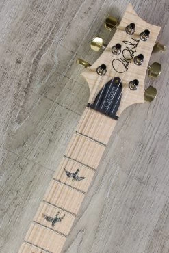 PRS Paul Reed Smith MSL Wood Library Custom 22 Guitar, Charcoal W/Natural Back, Flame Maple Neck, Quilt Maple One Piece Top, Swamp Ash Body - 244051 -Musical Instrument Shop img 4169