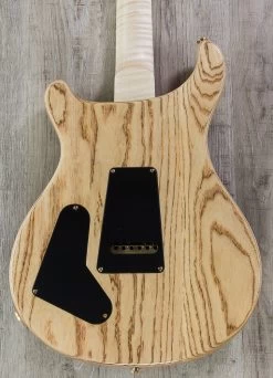 PRS Paul Reed Smith MSL Wood Library Custom 22 Guitar, Charcoal W/Natural Back, Flame Maple Neck, Quilt Maple One Piece Top, Swamp Ash Body - 244051 -Musical Instrument Shop img 4172