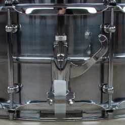 Pork Pie Percussion Pig Iron Snare Drum, Polished/Lacquered Beaded Iron Shell With 8 Tube Lugs - 6.5" X 14" -Musical Instrument Shop img 5975