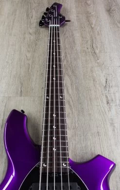 Ernie Ball Music Man Bongo 5 HS 5-String Bass, Firemist Purple, Rosewood Board -Musical Instrument Shop img 6245 2