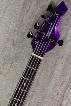 Ernie Ball Music Man Bongo 5 HS 5-String Bass, Firemist Purple, Rosewood Board -Musical Instrument Shop img 6246 2