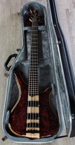 Mayones Comodous Classic 5, 5-String Bass, Dirty Red, Eye Poplar Top -Musical Instrument Shop img 6300