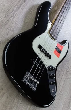 Fender American Professional Fretless Jazz Bass, Black, Rosewood Board - 0194100706 -Musical Instrument Shop img 6802 1