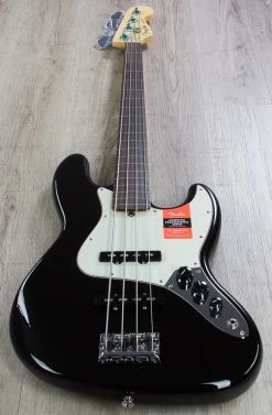 Fender American Professional Fretless Jazz Bass, Black, Rosewood Board - 0194100706 -Musical Instrument Shop img 6803 1