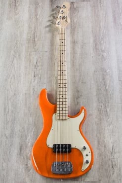 G&L USA Kiloton Bass, Clear Orange, Maple Fretboard, 1.5" Nut Width, Swamp Ash Body -Musical Instrument Shop img 9083 2