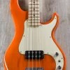 G&L USA Kiloton Bass, Clear Orange, Maple Fretboard, 1.5" Nut Width, Swamp Ash Body -Musical Instrument Shop img 9084 1