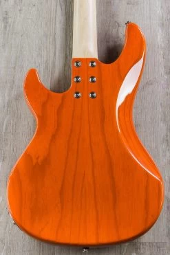 G&L USA Kiloton Bass, Clear Orange, Maple Fretboard, 1.5" Nut Width, Swamp Ash Body -Musical Instrument Shop img 9091 2