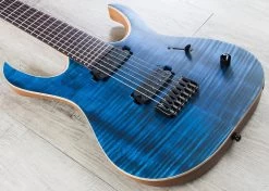 Mayones Duvell 7 Standard 7-String Guitar, Transparent Blue, Flame Maple Top, Rosewood Board, Duncan Pickups 14 Mayones Duvell 7 Standard 7-String Guitar, Transparent Blue, Flame Maple Top, Rosewood Board, Duncan Pickups -Musical Instrument Shop img 9228