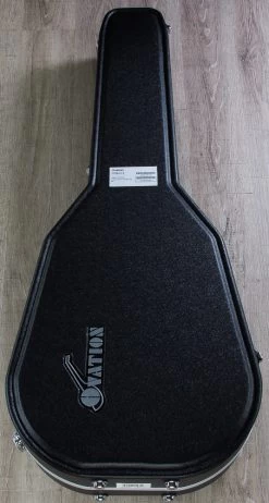 Ovation 2056AX-5 Pro Legend 12-String Deep Contour Cutaway Acoustic-Electric Guitar In Black With Hard Case -Musical Instrument Shop img 9349