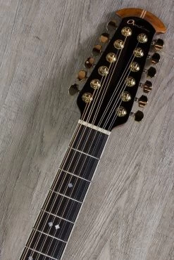 Ovation 2056AX-5 Pro Legend 12-String Deep Contour Cutaway Acoustic-Electric Guitar In Black With Hard Case -Musical Instrument Shop img 9357