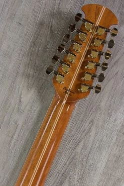 Ovation 2056AX-5 Pro Legend 12-String Deep Contour Cutaway Acoustic-Electric Guitar In Black With Hard Case -Musical Instrument Shop img 9360 1