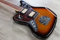 Fender Kurt Cobain Jaguar, Left Handed, 3 Color Sunburst, Hardshell Case -Musical Instrument Shop img 9623