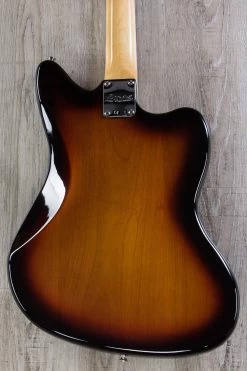 Fender Kurt Cobain Jaguar, Left Handed, 3 Color Sunburst, Hardshell Case -Musical Instrument Shop img 9631