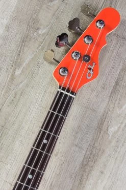 G&L USA LB-100 Bass, Fullerton Red, Matching Headstock, Rosewood Fretboard, Under 9 Lbs. -Musical Instrument Shop img 9797