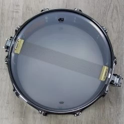 DW Drum Workshop Collector's Series Snare Drum, Black Nickel Over Brass -Musical Instrument Shop img 9978