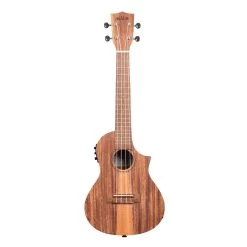 Kala KA-TK-C-CE Teak Tri-Top Acoustic Electric Concert Uke Ukulele