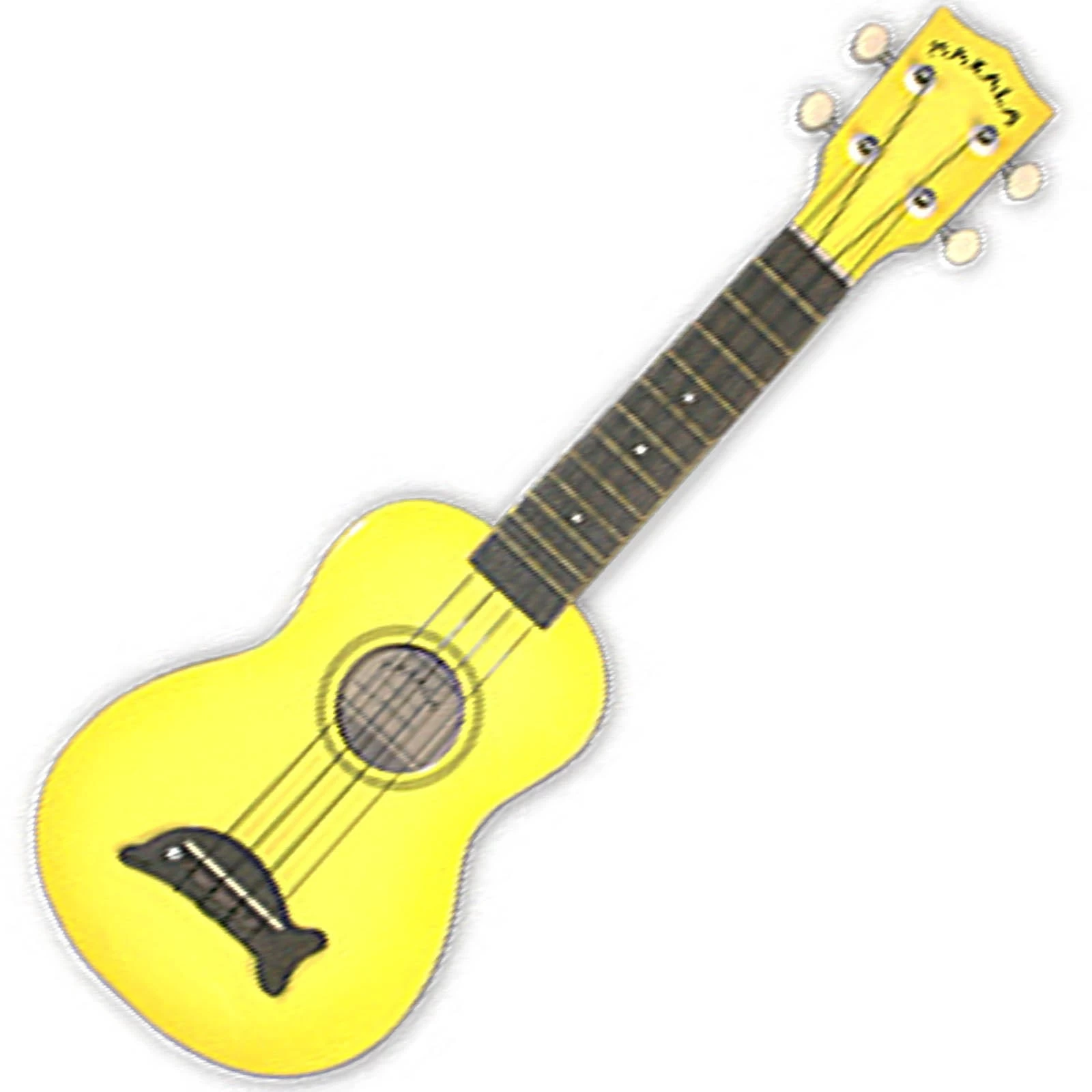 Kala MK-SD-YLBURST Makala Dolphin Ukulele - Yellow Burst 3 Kala MK-SD-YLBURST Makala Dolphin Ukulele - Yellow Burst