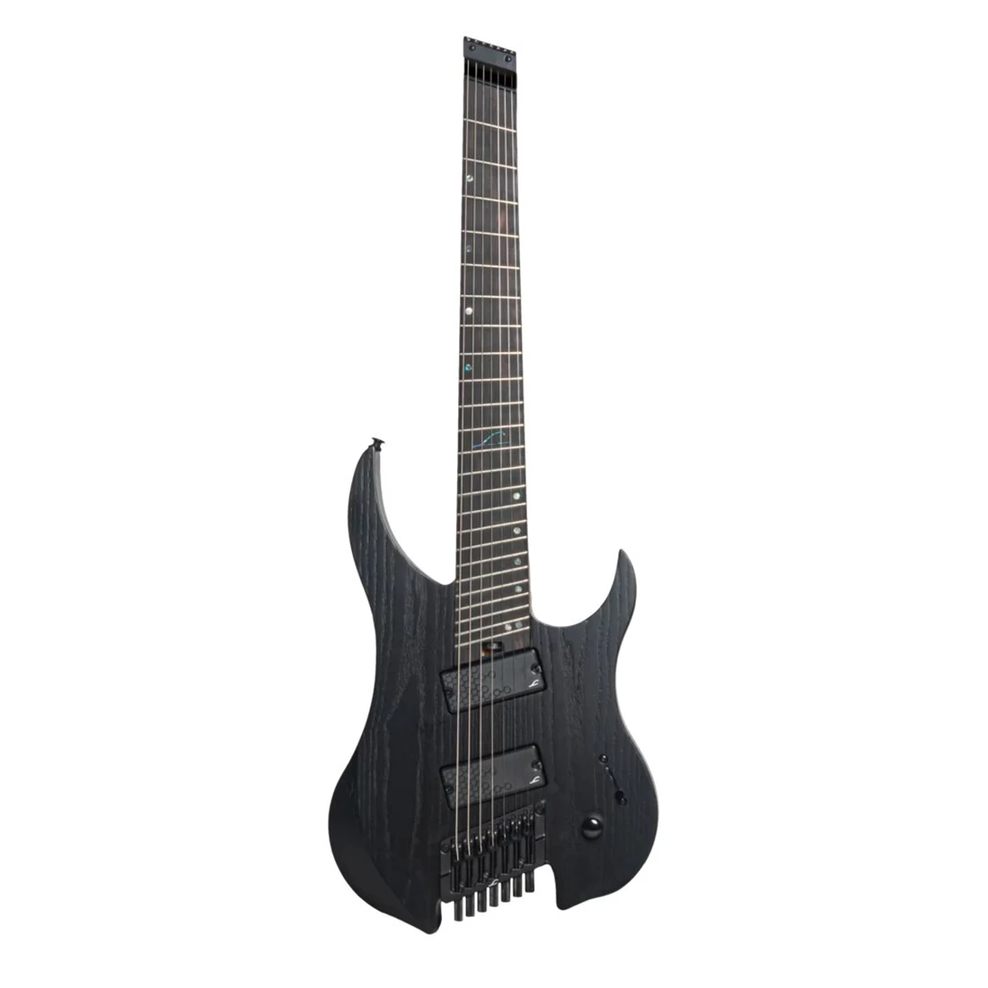 Legator Ghost G7FP 7-String Headless Multi-Scale Guitar, Ebony Fretboard, Stealth Black 3 Legator Ghost G7FP 7-String Headless Multi-Scale Guitar, Ebony Fretboard, Stealth Black