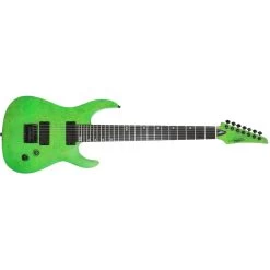 Legator Ninja Performance N7P 7-String Electric Guitar, Ebony Fingerboard - Pastel Green Burl