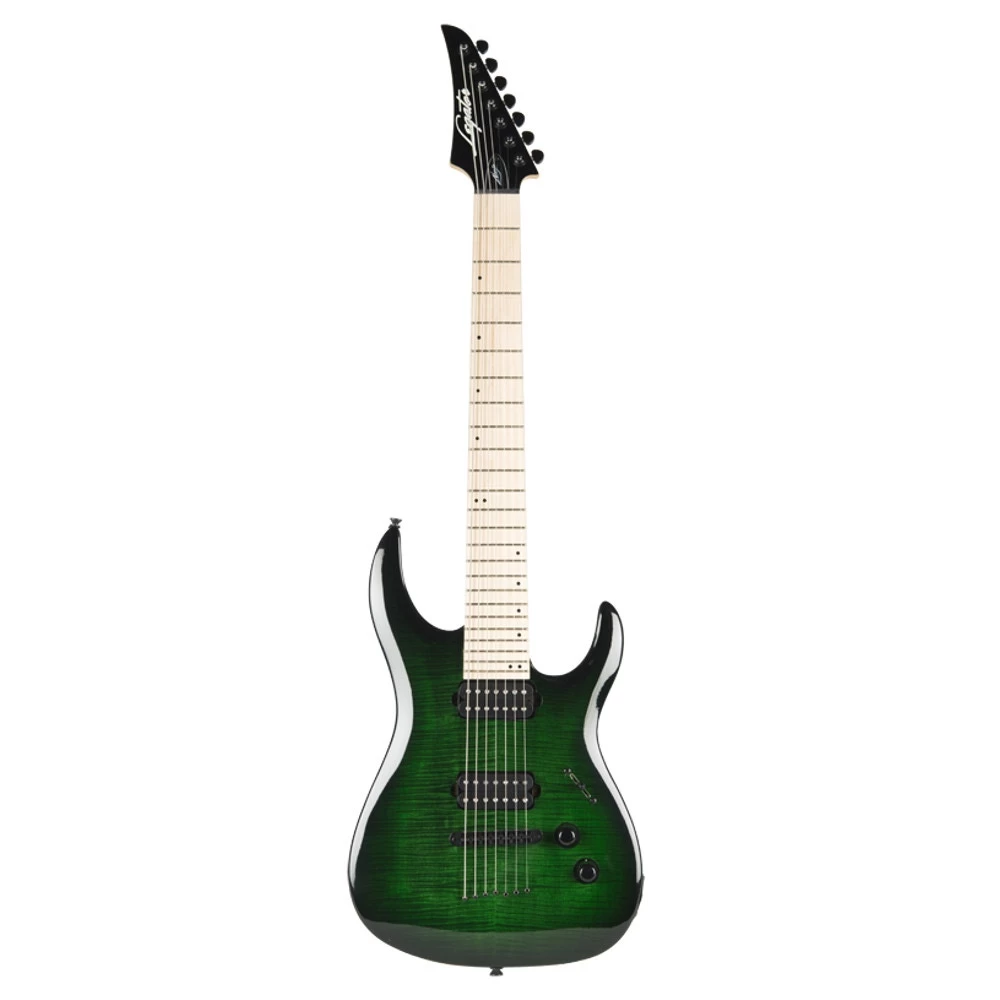 Legator Ninja 100-PE 7-String Electric Guitar - Emerald Burst Flame Maple 3 Legator Ninja 100-PE 7-String Electric Guitar - Emerald Burst Flame Maple