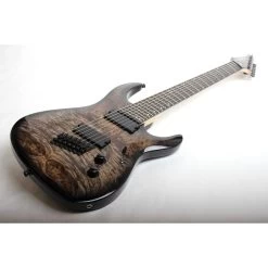 Legator Ninja 200-SE Fanned Fret 7-String Electric Guitar - Charcoal Burl -Musical Instrument Shop lgtr nrf7 200 chbrl 2