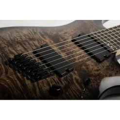 Legator Ninja 200-SE Fanned Fret 7-String Electric Guitar - Charcoal Burl -Musical Instrument Shop lgtr nrf7 200 chbrl 6