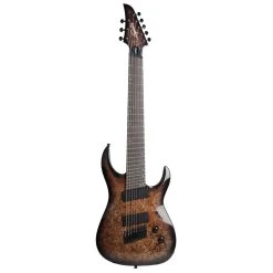Legator Ninja 200-SE Fanned Fret 8-String Electric Guitar - Charcoal Burl