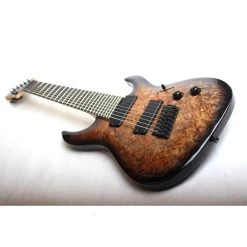 Legator Ninja 200-SE Fanned Fret 8-String Electric Guitar - Charcoal Burl -Musical Instrument Shop lgtr nrf8 200 chbrl 3