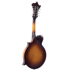 The Loar LM-590E Contemporary F-Style Mandolin W/ Pickup, Satin Tobacco Sunburst -Musical Instrument Shop loar lm 590e ms 4
