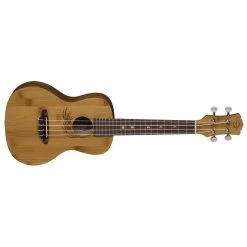 Luna Uke Bamboo C Concert, Walnut Fretboard, Satin Natural W/ Gigbag