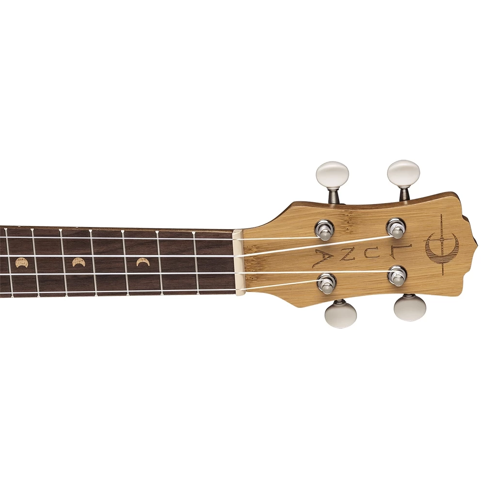 Luna Uke Bamboo C Concert, Walnut Fretboard, Satin Natural W/ Gigbag 6 Luna Uke Bamboo C Concert, Walnut Fretboard, Satin Natural W/ Gigbag - Image 4