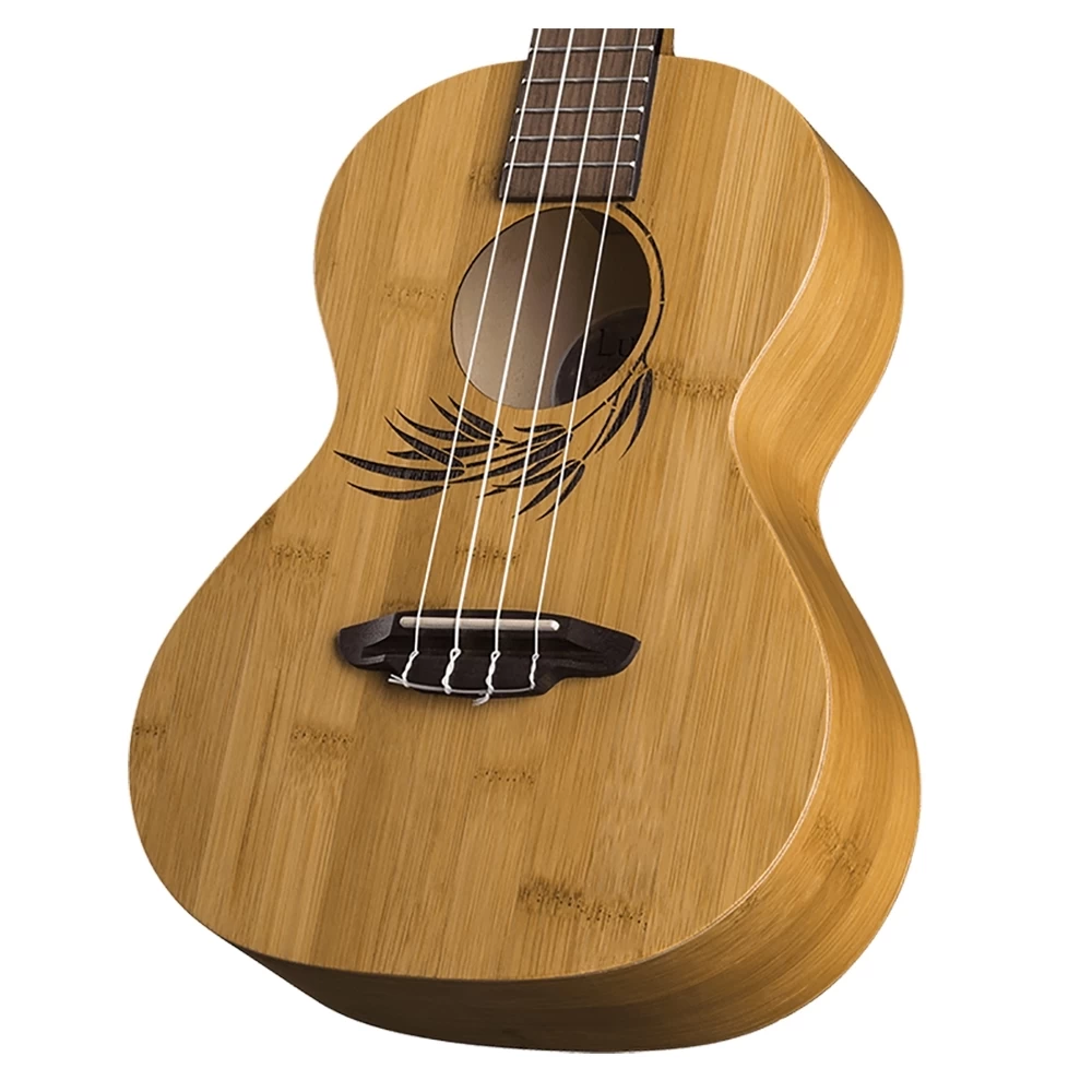 Luna Uke Bamboo Tenor Ukulele With Gig Bag 4 Luna Uke Bamboo Tenor Ukulele With Gig Bag - Image 2
