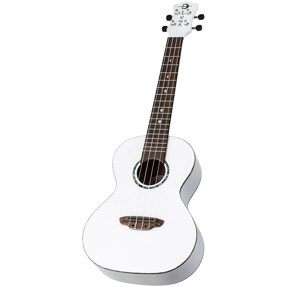 Luna Guitars UKE HAU T Uke Hau Snow White Tenor Ukulele W/ Gig Bag 5 Luna Guitars UKE HAU T Uke Hau Snow White Tenor Ukulele W/ Gig Bag - Image 3