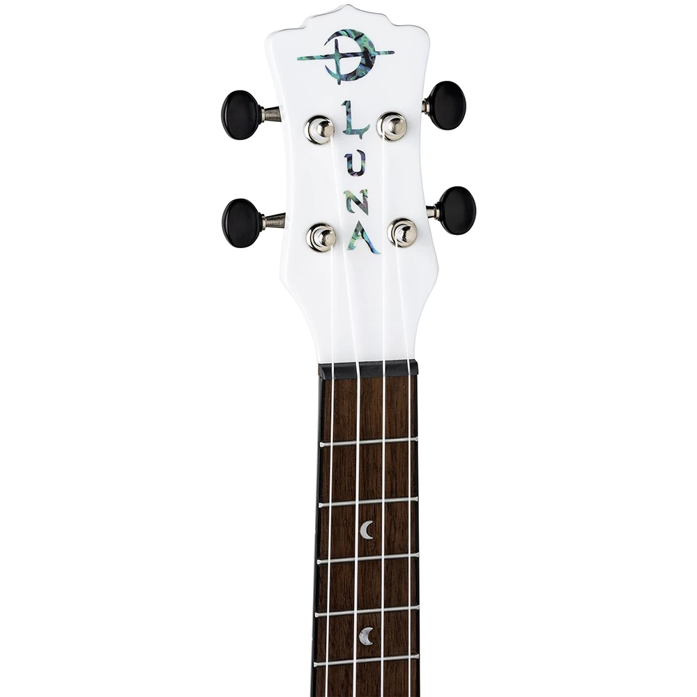 Luna Guitars UKE HAU T Uke Hau Snow White Tenor Ukulele W/ Gig Bag 7 Luna Guitars UKE HAU T Uke Hau Snow White Tenor Ukulele W/ Gig Bag - Image 5