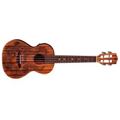 Luna UKE HEN DRA MAH T Uke Henna Dragon Mahogany Tenor Ukulele W/ Preamp