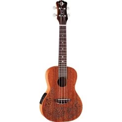 Luna Mahogany Series Mo'o Acoustic-Electric Concert Ukulele
