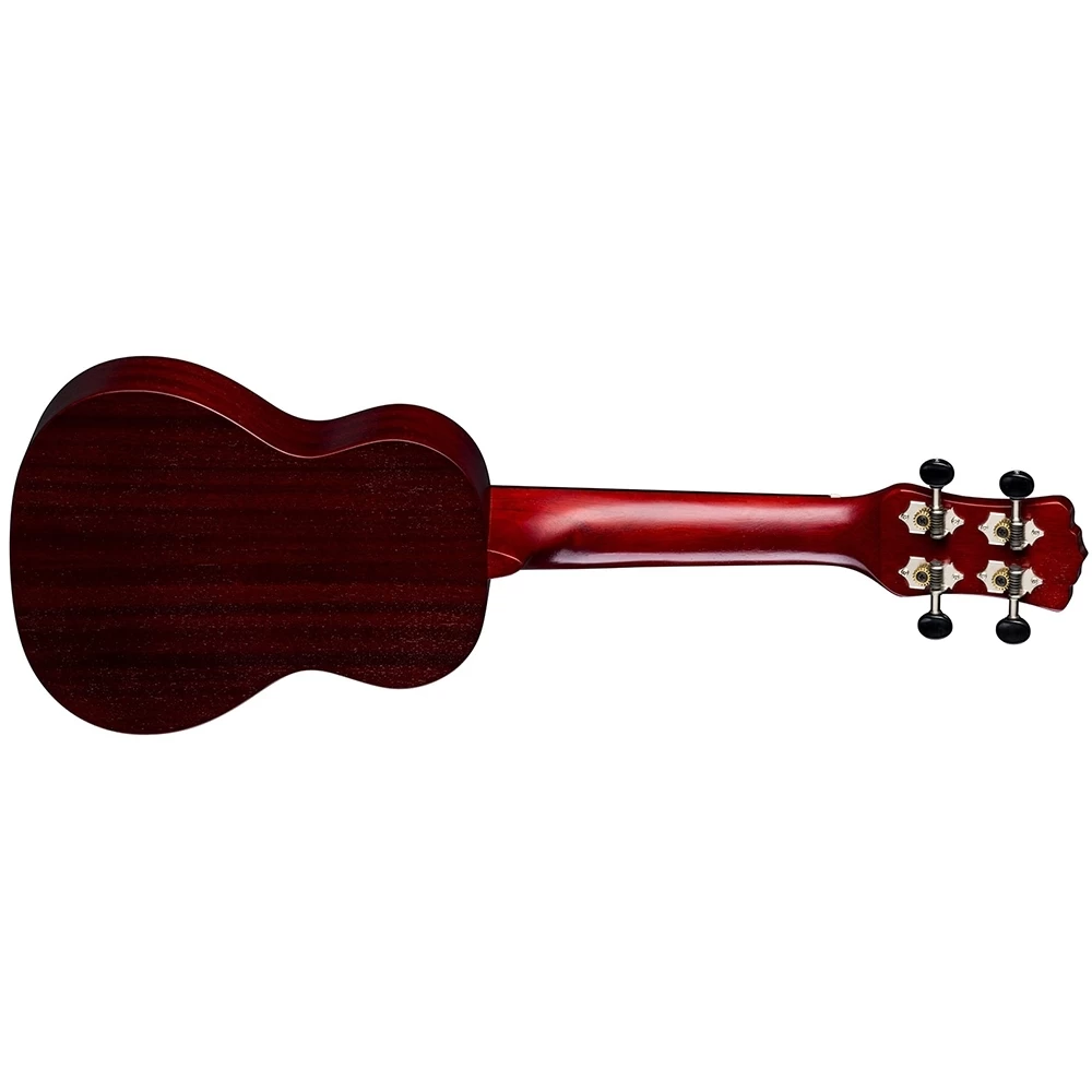 Luna Uke Vintage Mahogany Ukulele, Soprano, Red Satin 5 Luna Uke Vintage Mahogany Ukulele, Soprano, Red Satin - Image 3