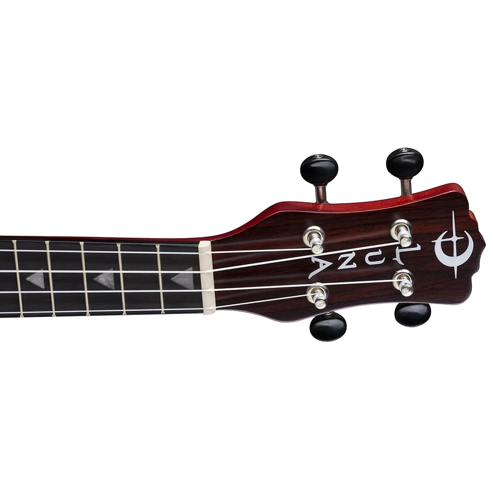 Luna Uke Vintage Mahogany Ukulele, Soprano, Red Satin 6 Luna Uke Vintage Mahogany Ukulele, Soprano, Red Satin - Image 4