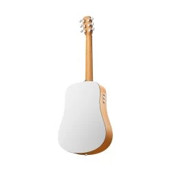 Lava Music Blue Lava Original Smart Acoustic Electric Guitar W/ FreeBoost, Walnut Frost White -Musical Instrument Shop lvm bl wfw 5 1