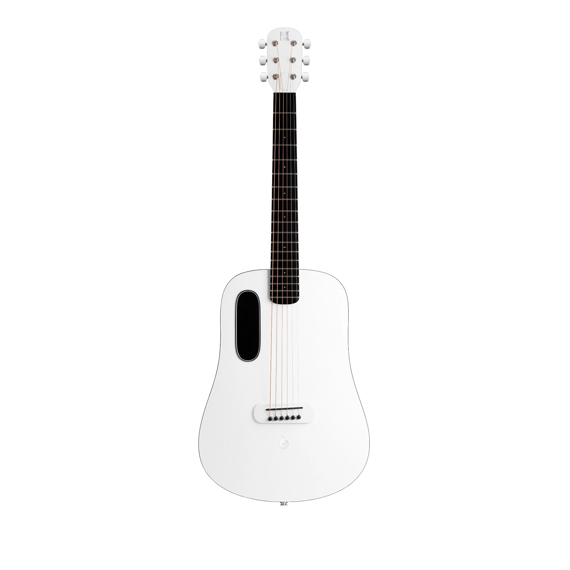 Lava Music BLUE LAVA Original Acoustic-Electric Guitar, Frost White W/ Lite Bag 3 Lava Music BLUE LAVA Original Acoustic-Electric Guitar, Frost White W/ Lite Bag
