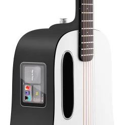 Lava Music ME Play Acoustic-Electric Smart Guitar, Black Nightfall & Frost White With Lite Bag -Musical Instrument Shop lvm me play bk 5 1