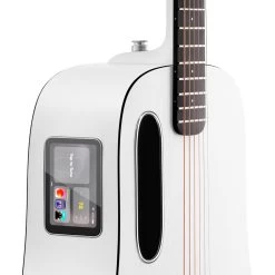 Lava Music ME Play Acoustic-Electric Smart Guitar, Sail Frost White With Lite Bag -Musical Instrument Shop lvm me play wh 6