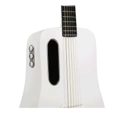 Lava Music ME 2 36" Acoustic Electric Guitar W/ FreeBoost Preamp System, White -Musical Instrument Shop lvm me2 wht36 5