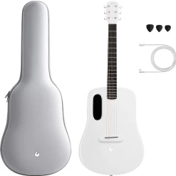 Lava Music ME 3 38" Touchscreen Acoustic Electric SmartGuitar W/ Gig Bag, White (B-STOCK) 14 Lava Music ME 3 38" Touchscreen Acoustic Electric SmartGuitar W/ Gig Bag, White (B-STOCK) -Musical Instrument Shop lvm me3 l3 wht38 bstk 6
